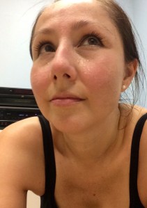 A cold + no air conditioning + 2+ hours of dance = this face.